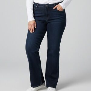 Together Dark Wash Jeans Crystal Accents 22W